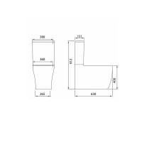 Унитаз-компакт Allen Brau Priority 4.31003.20/4.XX000.20, безободковый, цвет белый