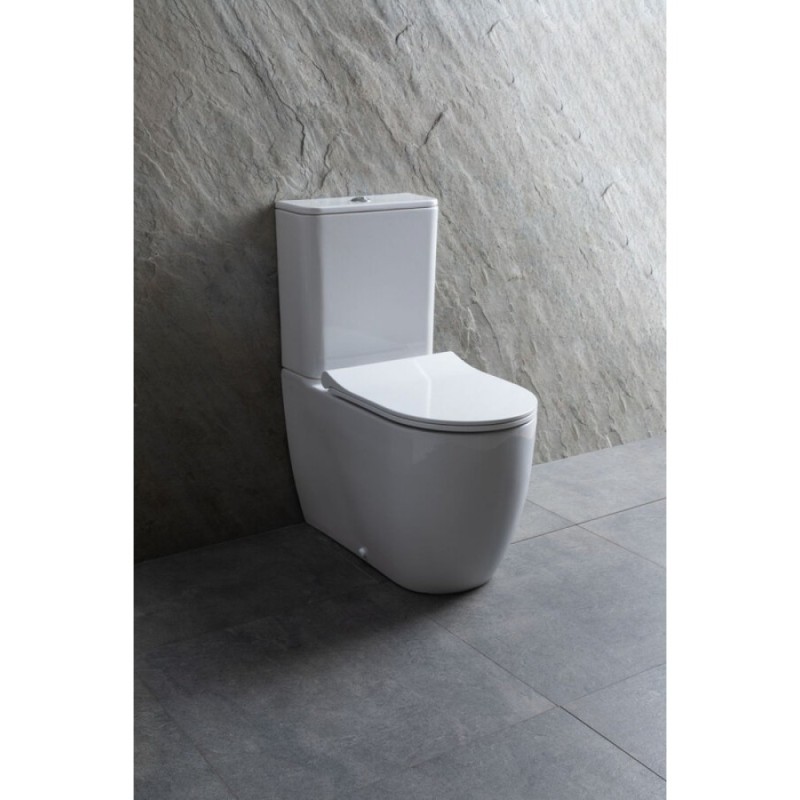 Унитаз-компакт Allen Brau Priority 4.31003.20/4.XX000.20, безободковый, цвет белый
