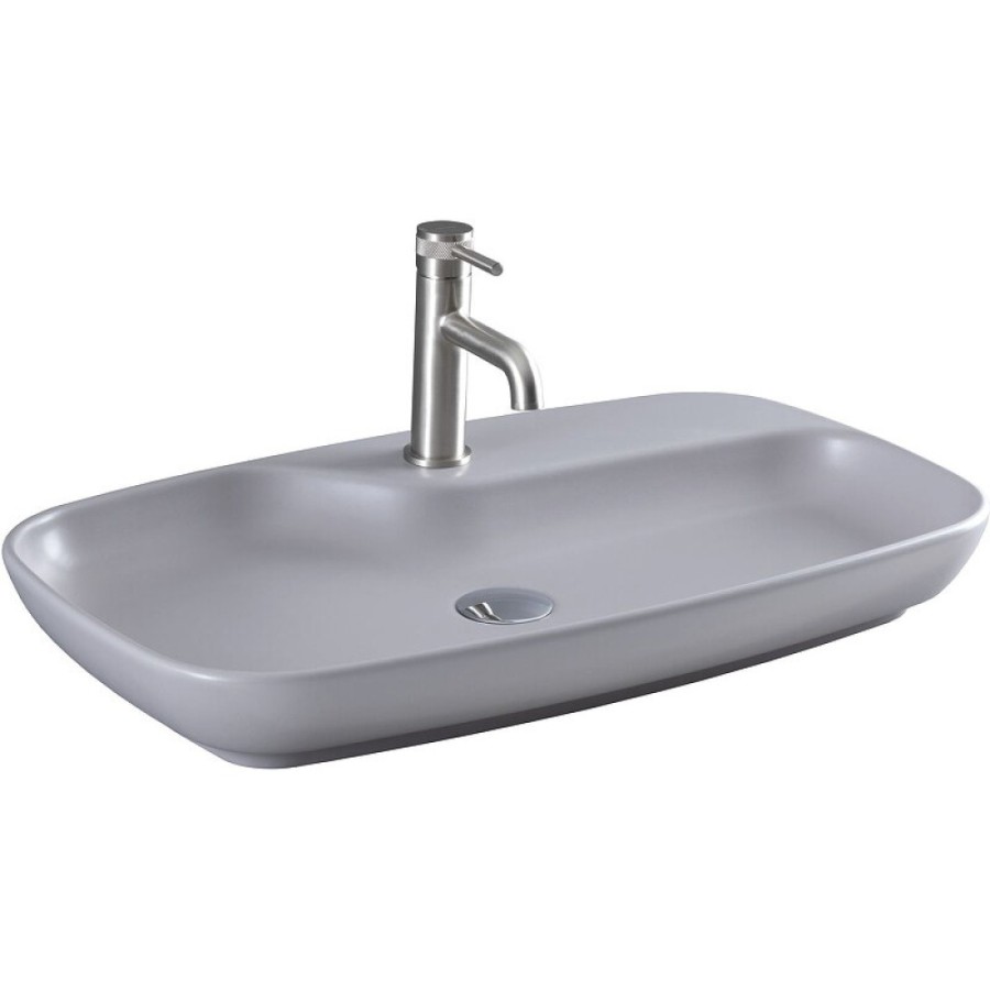 Раковина Allen Brau Liberty 2, 70 см, керамика, цвет антрацит, 4.32011.AN