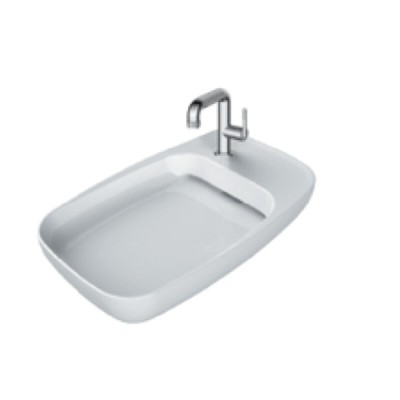Раковина Allen Brau Liberty 2, 70 см, керамика, цвет белый матовый, 4.32012.21