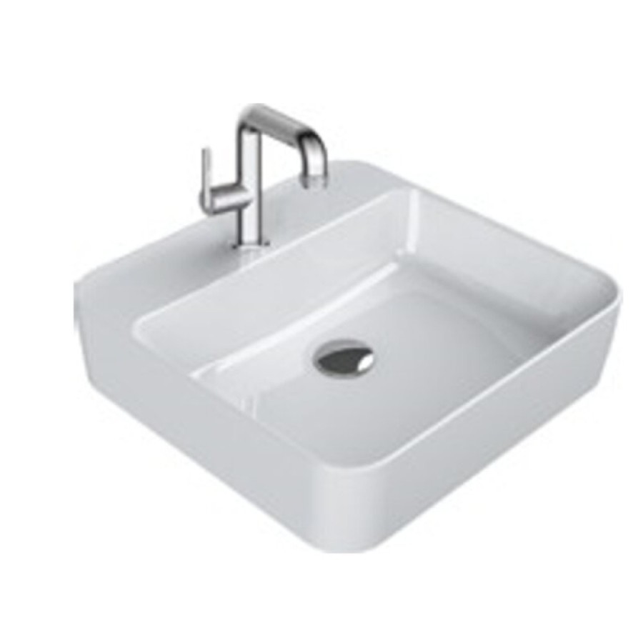 Раковина Allen Brau Liberty 2, 50 см, керамика, цвет белый, 4.32014.20