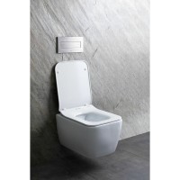 Подвесной унитаз Allen Brau Liberty 2, безободковый, цвет белый, 4.33007.20