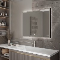 Зеркало Terminus Соренто 80 x 120 см, ширина 120 см, высота 80 см, с LED подсветкой, инфракрасный датчик, 4673735600089