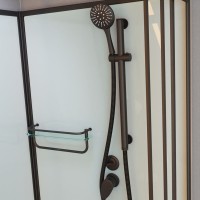 Душевая кабина Frank F400 Black без крыши, 100 x 100 см, низкий поддон, стекла прозрачные, профиль черный, 400004