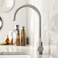 Смеситель для кухни Damixa Merkur 400721400, с каналом питьевой воды, никель