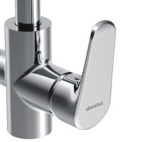 Смеситель для кухни Damixa Merkur 400730000, с каналом питьевой воды, хром
