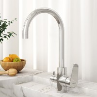 Смеситель для кухни Damixa Merkur 400730000, с каналом питьевой воды, хром