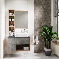 Полка Grossman Бруно 402501-25, веллингтон/бетон