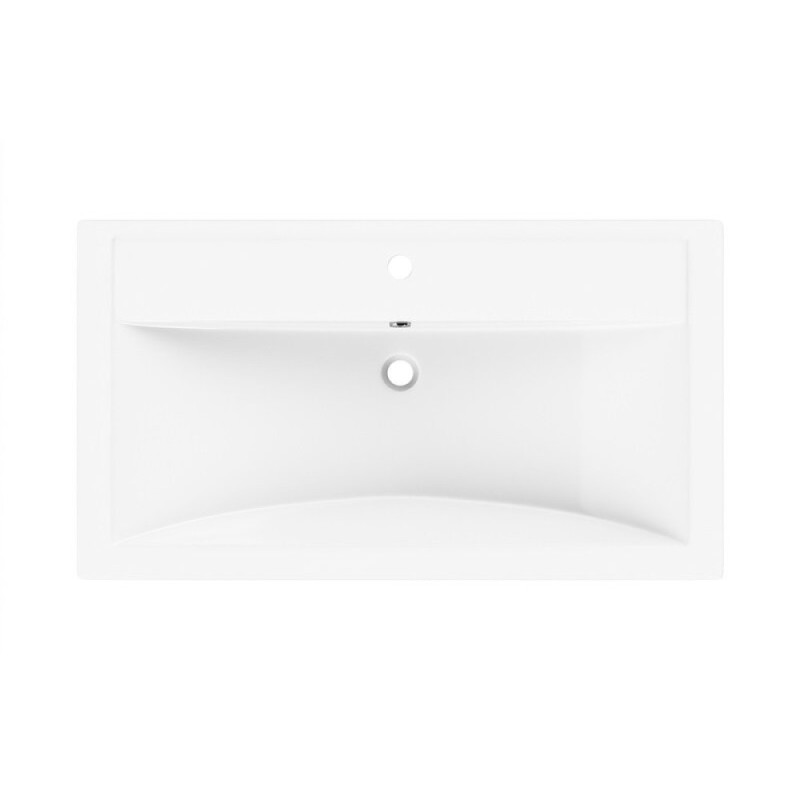 Раковина Iddis Optima Home 4078000i28, 80 см, фарфор, белый