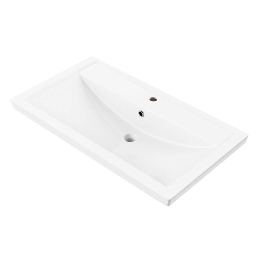 Раковина Iddis Optima Home 4078000i28, 80 см, фарфор, белый