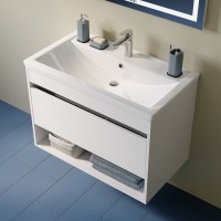 Раковина Iddis Optima Home 4078000i28, 80 см, фарфор, белый