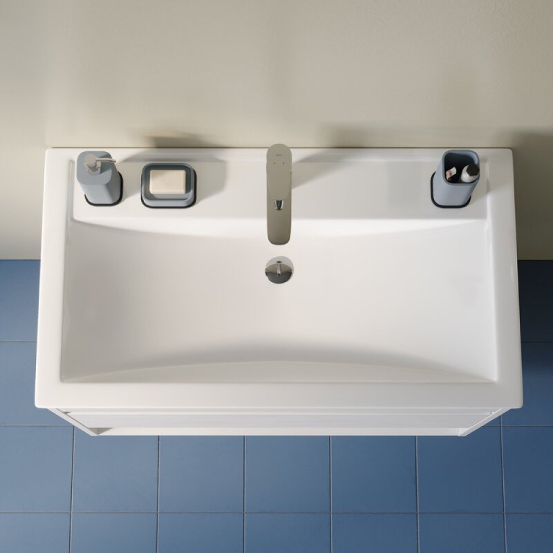 Раковина Iddis Optima Home 4078000i28, 80 см, фарфор, белый