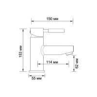 Смеситель WasserKRAFT 4103 для раковины, хром