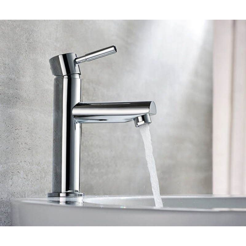 Смеситель WasserKRAFT 4104 для раковины, картридж Ø 25 mm, хром