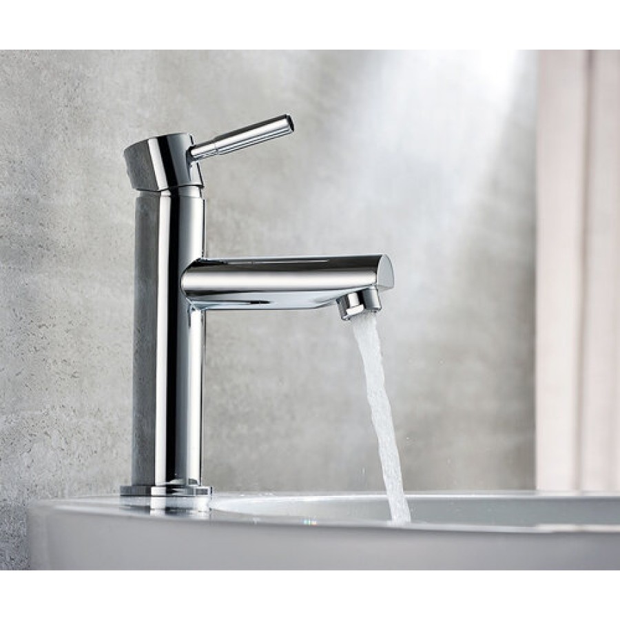 Смеситель WasserKRAFT 4104 для раковины, картридж Ø 25 mm, хром