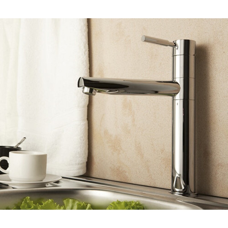 Смеситель WasserKRAFT 4107 для кухни с поворотным изливом, хром