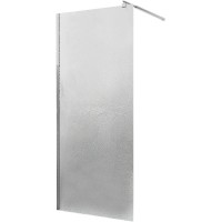 Душевая стенка RGW WA-02 Walk In, 100 см, стекло рифленое, профиль хром, 411002110-41