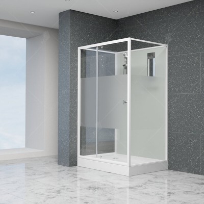Душевая кабина RGW AN-207, 90 x 90 см, профиль белый, 411320799-95