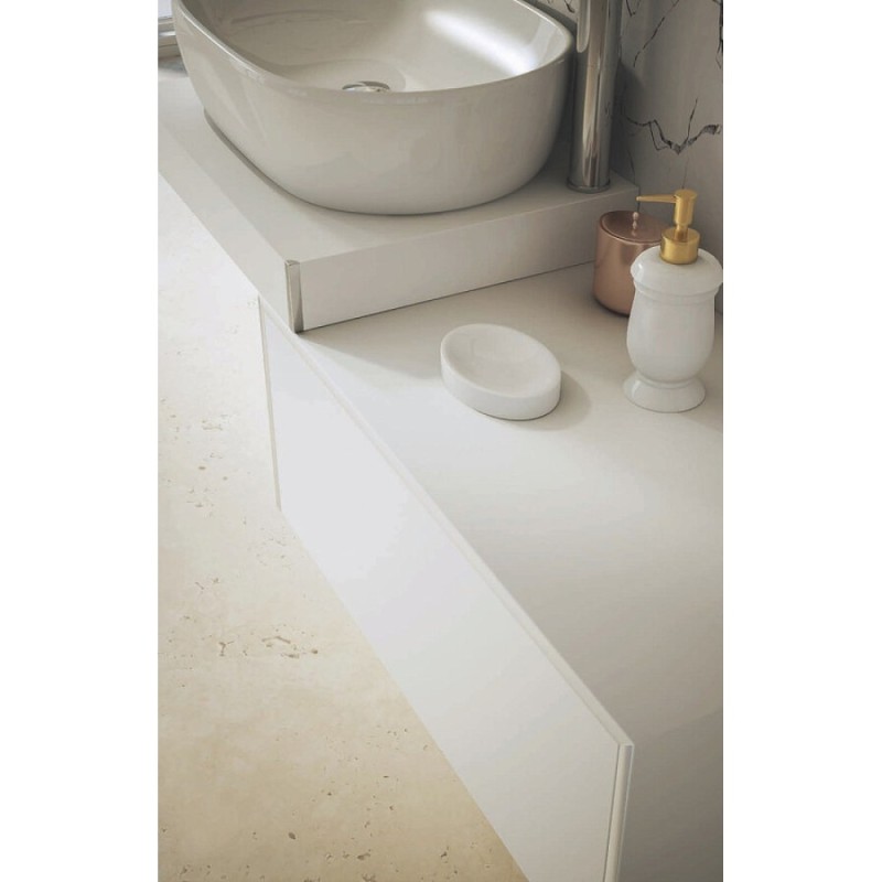 Консоль Cezares Tavolone 41785, 90 см, подвесная, bianco opaco