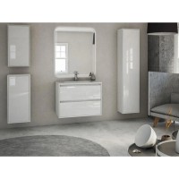 Тумба под раковину Cezares Glass, 41797, 74 см, цвет Bianco Lucido