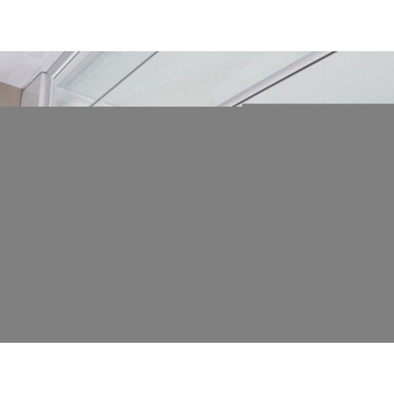 Душевая кабина Frank F418R White без крыши, 100 x 80 см, низкий поддон, стекла прозрачные, профиль белый, 418019