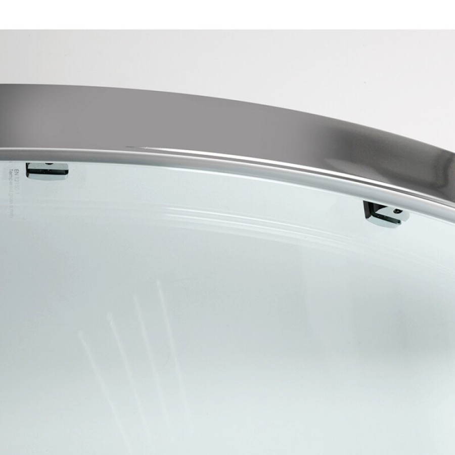 Душевой уголок WasserKRAFT Main 41S01, 90 х 90 см, стекло прозрачное, профиль хром