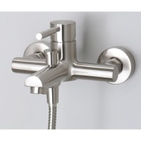 Смеситель WasserKRAFT WERN 4201 для ванны и душа с коротким изливом, матовый хром