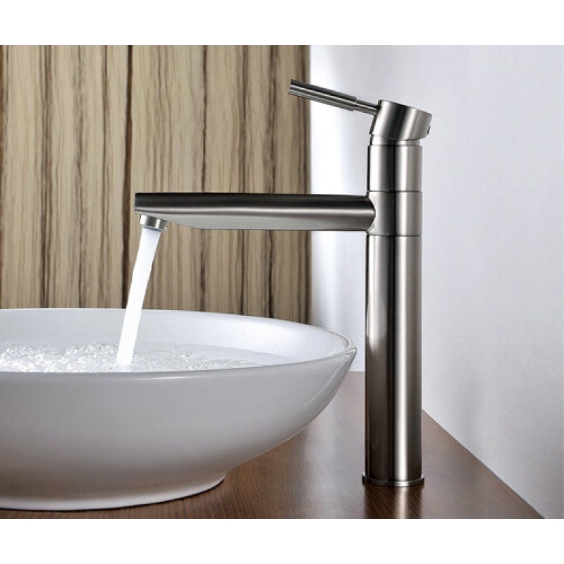 Смеситель WasserKRAFT WERN 4207 для кухни с поворотным изливом, матовый хром