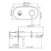 Смеситель для раковины WasserKRAFT Wern, никель, 4230