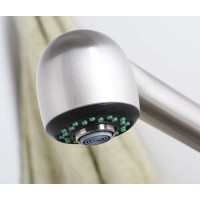 Смеситель WasserKRAFT WERN 4266 для кухни с выдвижным изливом, матовый хром