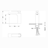 Смеситель Timo Torne 4361-00F для раковины, хром