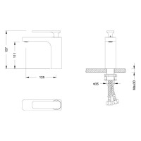 Смеситель Timo Torne 4361/03F для раковины, черный