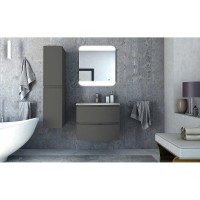 Пенал Cezares Vague 44326, 30 см, подвесной, серый