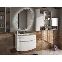 Зеркало Cezares 44777, 75 см, с подсветкой, белый