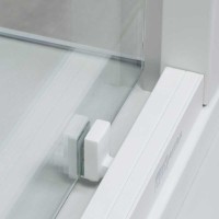 Душевой уголок WasserKRAFT Rhin 44S19, 100 х 100 см, стекло прозрачное, профиль белый
