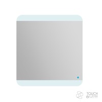 Зеркало Cezares со встроенной LED подсветкой и сенсорным выключателем, 65 x 70 см, белое, 45004