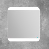 Зеркало Cezares со встроенной LED подсветкой и сенсорным выключателем, 65 x 70 см, белое, 45004