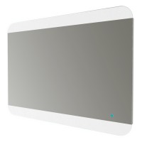 Зеркало Cezares со встроенной LED подсветкой и сенсорным выключателем, реверсивное, 100 х 70, белое, 45005