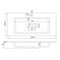 Раковина Iddis Optima Home 4501000i28 100 см, белый