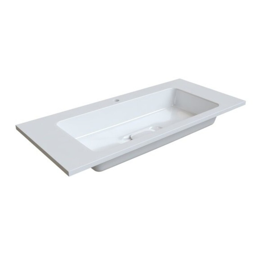 Раковина Iddis Optima Home 4501000i28 100 см, белый