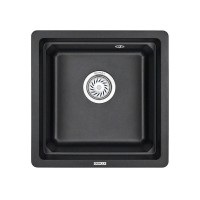 Комплект кухонная мойка Granula + смеситель Granula, 4501U+0010, Черный