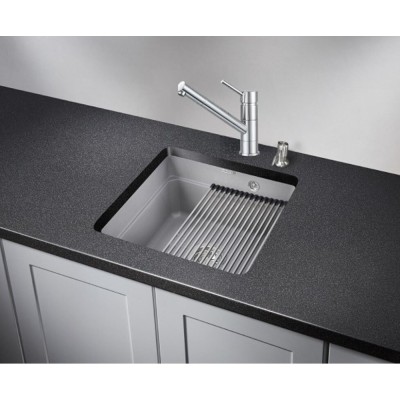 Комплект кухонная мойка Granula + смеситель Granula, 4501U+0010, Алюминиум