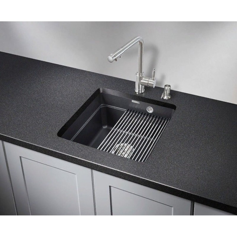 Кухонная мойка Granula Kitchen Space 45 см, шварц