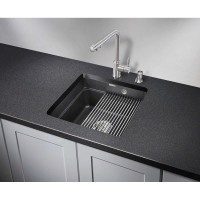 Кухонная мойка Granula Kitchen Space 45 см, черный