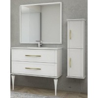 Зеркало Cezares Tiffany 45046, 100 см, с подсветкой, bianco opaco