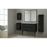 Зеркало Cezares Tiffany 45047, 100 см, с подсветкой, nero grafite