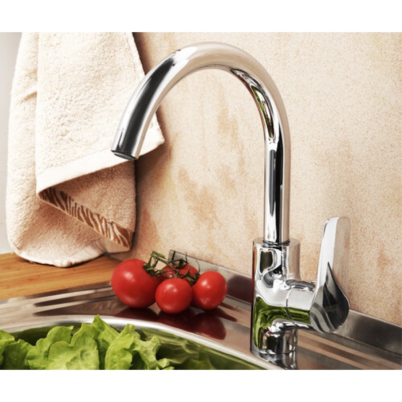 Смеситель WasserKRAFT 4507 для кухни, хром