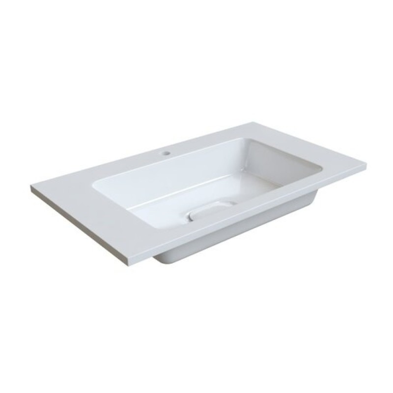 Раковина Iddis Optima Home 4508000i28 80 см, белый
