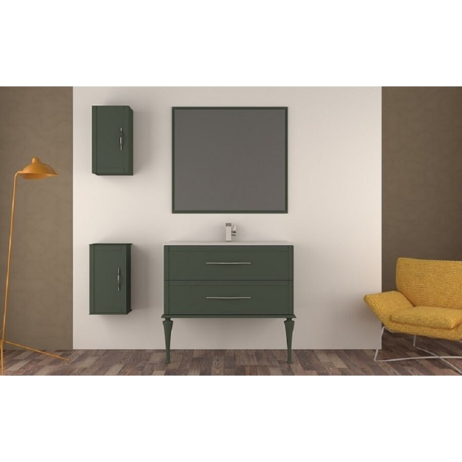 Зеркало Cezares Tiffany 45088, 100 см, с подсветкой, verde opaco