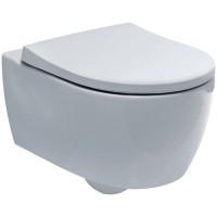 Инсталляция Geberit с безободковым унитазом Geberit iCon Rimfree 204060000, сиденье микролифт, комплект 332851